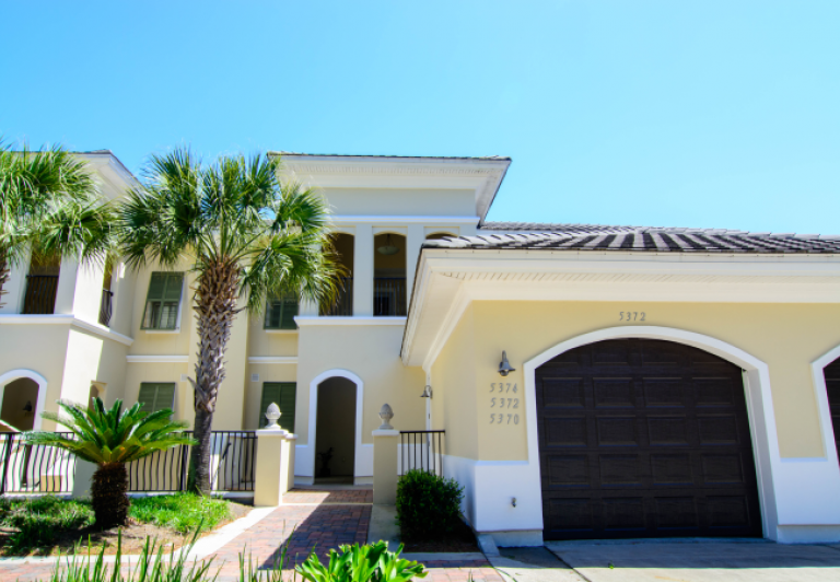 Exterior of a three bedroom unit at Southside