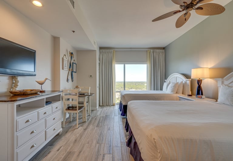 two king bed room at luau