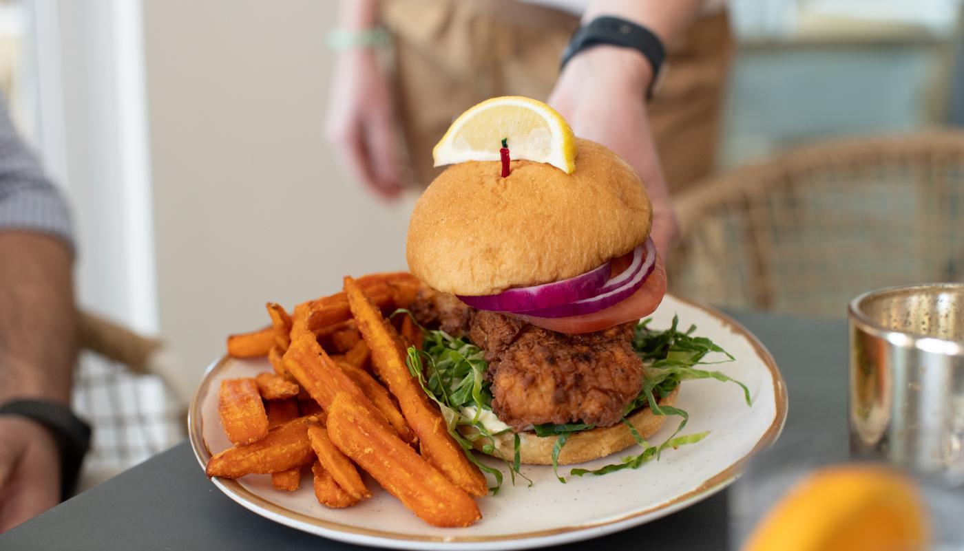 Bayside Cafe Burger